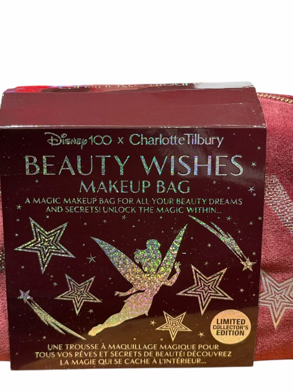 Charlotte Tilbury x Disney Tinker Bell Limited Edition Best Wishes Makeup Bag - - Picture 6 of 7